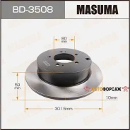 ���� ��������� Masuma, rear Mitsubishi Outlander / CW1W, CW5W [��.2] Masuma BD-3508 Masuma, ������ BD3508 ����