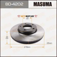 ���� ��������� Masuma, front Mazda3, Mazda5 03- [��.2] Masuma BD-4202 Masuma, �������� BD4202 ����