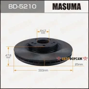���� ��������� Masuma, front Honda Accord 03-08 [��.2] Masuma BD-5210 Masuma, �������� BD5210 ����