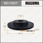 ���� ��������� Masuma, front Suzuki Vitara 15- [��.2] Masuma BD-7207 Masuma, �������� BD7207 ����