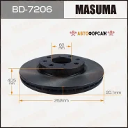 ���� ��������� Masuma, front Suzuki Splash 08-15 [��.2] Masuma BD-7206 Masuma, �������� BD7206 ����