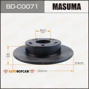 ���� ��������� Masuma, rear Honda Accord / CL7, CL9 [��.2] Masuma BD-C0071 Masuma, ������ BDC0071 ����