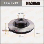 ���� ��������� Masuma, front Subaru Forester, Impreza, Legacy / SG5, GDA, BH5 [��.2] Masuma BD-8500 Masuma, �������� BD8500 ����