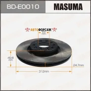 ���� ��������� Masuma, front Volkswagen Passat, Tiguan 07- Masuma BD-E0010 Masuma, �������� BDE0010 ����