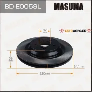 ���� ��������� Masuma, rear AUDI A4, A5 LH Masuma BD-E0059L Masuma, ����� ������ BDE0059L ����