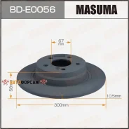 ���� ��������� Masuma, rear Mercedes-BENZ C-Class (W204), E-Class Coupe (C207) [��.2] Masuma BD-E0056 Masuma, ������ BDE0056 ����