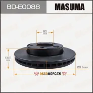 ���� ��������� Masuma, front Ssangyong Kyron 05-15 [��.2] Masuma BD-E0088 Masuma, �������� BDE0088 ����