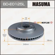���� ��������� Masuma, front BMW 5-Series (F11), 6-Series (F13) LH Masuma BD-E0125L Masuma, ����� �������� BDE0125L ����
