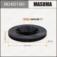 ���� ��������� Masuma, front AUDI A3 05- Masuma BD-E0190 Masuma, �������� BDE0190 ����