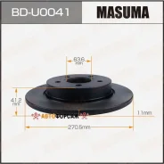 ���� ��������� Masuma, rear FORD Focus 11- [��.2] Masuma BD-U0041 Masuma, ������ BDU0041 ����