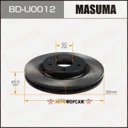 ���� ��������� Masuma, front Chevrolet Cruze, OPEL Astra-J [��.2] Masuma BD-U0012 Masuma, �������� BDU0012 ����