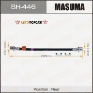 ����� ��������� Masuma H- /rear/ Civic EU1, 2, 3, 4 Masuma BH-446 Masuma, ������ BH446 ����