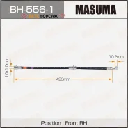 ����� ��������� Masuma N- /front/ X-Trail T30 RH Masuma BH-556-1 Masuma, ������ �������� BH5561 ����