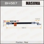 ����� ��������� Masuma T- /rear/ Auris NZE151H RH, LH Masuma BH-567 Masuma, �����/������ ������ BH567 ����