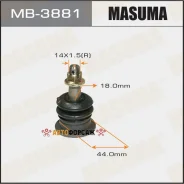 ������� ����� Masuma front up Toyota Hilux / KUN1#, 2# 04- Masuma MB-3881 Masuma, �������� MB3881 ����