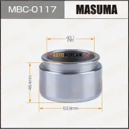������� ���������� �������� d-53.9 Masuma, P544805 front Masuma MBC-0117 Masuma, �������� MBC0117 ����