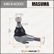 ������� ����� Masuma front low Mercedes-BENZ E-Class (W212) 09-15 Masuma MB-E4000 Masuma, �������� MBE4000 ����
