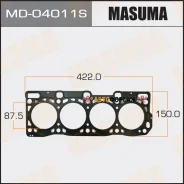 ��������� ������� ����� Masuma, R2, RF, �������������� (������-���������) ������� 1,41 �� (1/10) Masuma MD-04011S Masuma MD04011S ����