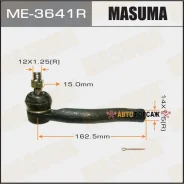 ���������� ������� ���� Masuma Toyota Corolla Fielder, VITZ / NZE121G, NZE141G, KSP130 00-21 RH Masuma ME-3641R Masuma, ������ ME3641R ����