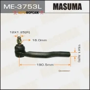 ���������� ������� ���� Masuma Toyota Camry / ACV30 03-06 LH Masuma ME-3753L Masuma, ����� ME3753L ����