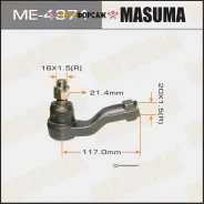 ���������� ������� ���� Masuma Nissan Caravan / E25 01-07 Masuma ME-4971 Masuma ME4971 ����