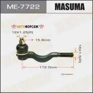 ���������� ������� ���� Masuma Mitsubishi Pajero / V1#W, V2#W, V3#W, V4#W in 90-03 Masuma ME-7722 Masuma ME7722 ����