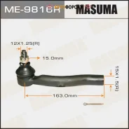 ���������� ������� ���� Masuma Toyota Ractis, AQUA, Probox / NCP12#, NHP10, NCP16#V 10- RH Masuma ME-9816R Masuma, ������ ME9816R ����