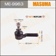 ���������� ������� ���� Masuma Suzuki Jimny 1998- Masuma ME-9963 Masuma ME9963 ����