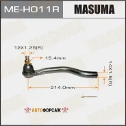 ���������� ������� ���� Masuma Honda Odyssey/ RB1, RB2 RH Masuma ME-H011R Masuma, ������ MEH011R ����