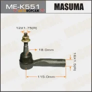 ���������� ������� ���� Masuma OPEL Astra-J 09-15 Masuma ME-K551 Masuma MEK551 ����