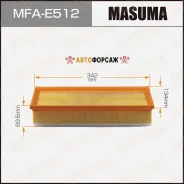 ��������� ������ A0348 Masuma LHD Skoda/ Octavia/ V1600, V1800, V1900, V2000 04- (1/20) Masuma MFA-E512 Masuma MFAE512 ����