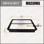 ��������� ������ A9422 Masuma LHD KIA/ Sorento/ V2400 09- (1/40) Masuma MFA-K307 Masuma MFAK307 ����