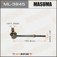 ������ ������������� (����) Masuma rear Toyota LAND Cruiser Prado 120 Masuma ML-3845 Masuma, ������ ML3845 ����