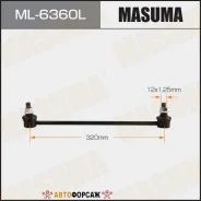 ������ ������������� (����) Masuma front Honda FIT ARIA / GD8 LH Masuma ML-6360L Masuma, ����� �������� ML6360L ����