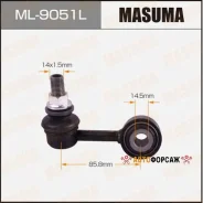 ������ ������������� (����) Masuma front Toyota Tundra / UPK50L LH Masuma ML-9051L Masuma, ����� �������� ML9051L ����