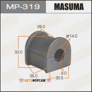 ������ ������������� Masuma /rear/ Corolla AE100,101,104, CE100, EE101 �-�2��. Masuma MP-319 Masuma, ������ MP319 ����