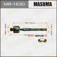 ������� ���� Masuma Mazda Atenza / GG3P, GGEP, GGES, GG3S, GYEW, GY3W 02-08 Masuma MR-1630 Masuma MR1630 ����