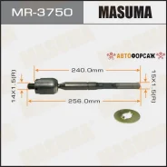 ������� ���� Masuma Toyota Camry, Windom / ACV30, MCV30 01-06 Masuma MR-3750 Masuma MR3750 ����