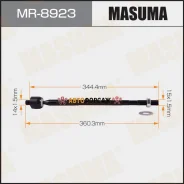 ������� ���� Masuma Toyota VITZ, AQUA / NCP131, NHP10 10- Masuma MR-8923 Masuma MR8923 ����