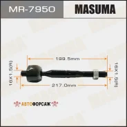 ������� ���� Masuma Mitsubishi Triton, L200 / KB4T, KB9T 05- Masuma MR-7950 Masuma MR7950 ����