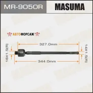 ������� ���� Masuma Mazda MPV LVEW 95-99 RH Masuma MR-9050R Masuma, ������ MR9050R ����