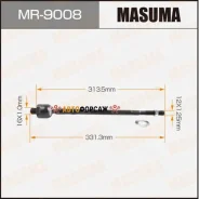 ������� ���� Masuma Mitsubishi COLT / Z21A, Z25A, Z26A, Z28A 02-12 Masuma MR-9008 Masuma MR9008 ����