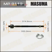 ������� ���� Masuma Honda CR-Z, Airwave, Partner / ZF1, GJ1, GJ3, GJ4 05-13 Masuma MR-9112 Masuma MR9112 ����