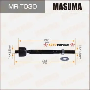 ������� ���� Masuma Toyota Hiace / KZH120G, LXH18L, KZH138V 95-10 Masuma MR-T030 Masuma MRT030 ����
