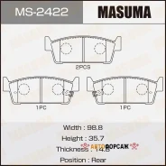 ������� �������� Masuma, AN-349WK, PF-2422, P56053 rear (1/12) Masuma MS-2422 Masuma, ������ MS2422 ����