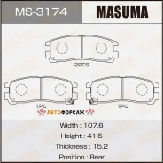 ������� �������� Masuma, AN-224WK, NP3013, P54012 rear (1/12) Masuma MS-3174 Masuma, ������ MS3174 ����