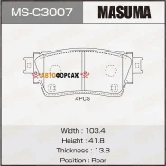 ������� �������� Masuma, PN3815, P54063 rear (1/16) Masuma MS-C3007 Masuma, ������ MSC3007 ����