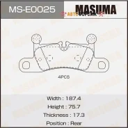 ������� �������� Masuma, P65027 rear (1/6) Masuma MS-E0025 Masuma, ������ MSE0025 ����