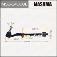 ���� � ������������ Masuma BMW 1-Series (E81), 3-Series (E90) LH Masuma MSS-E4000L Masuma, ����� MSSE4000L ����