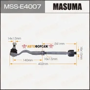 ���� � ������������ Masuma BMW X3 (F25), X4 (F26) Masuma MSS-E4007 Masuma MSSE4007 ����